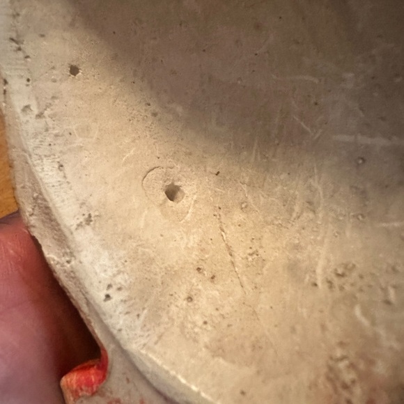 Vintage 50’s Black Americana Chalk Chalkware Wall String Twine Holder Dispenser - Picture 7 of 7